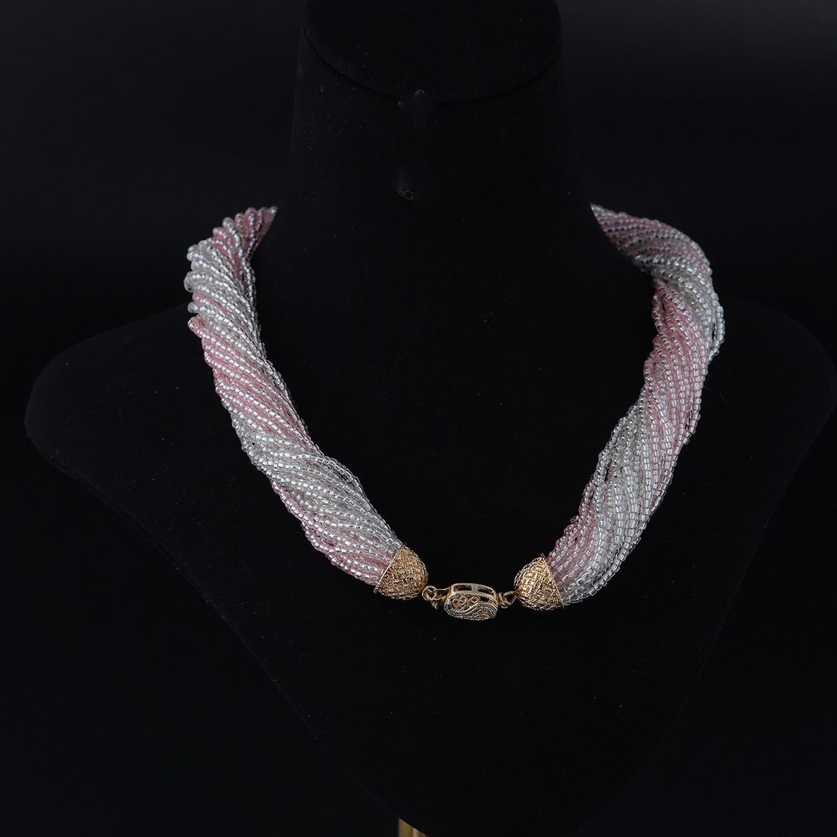 Vintage Geometric Statement Artisan Necklace Timeless Style