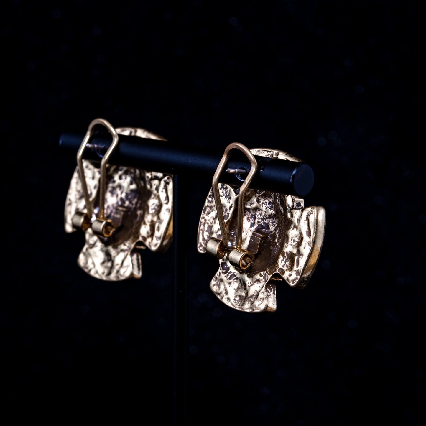 Vintage Enamel Elegant Handcrafted Earrings for Women