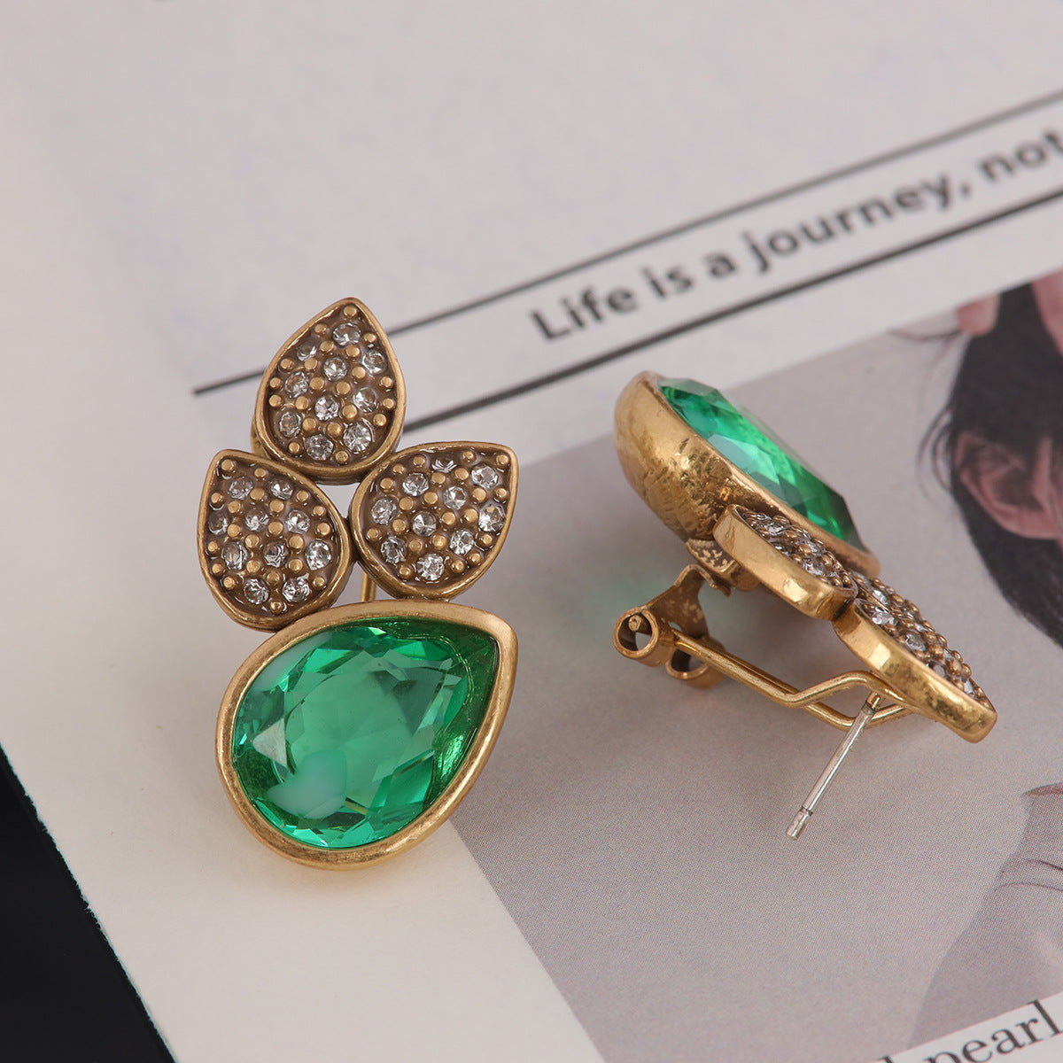Vintage Teardrop Timeless Statement Earrings Gift Jewelry