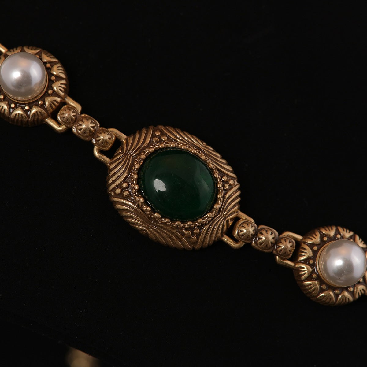 Vintage Natural Stone Chic Handcrafted Necklace Gift Jewelry