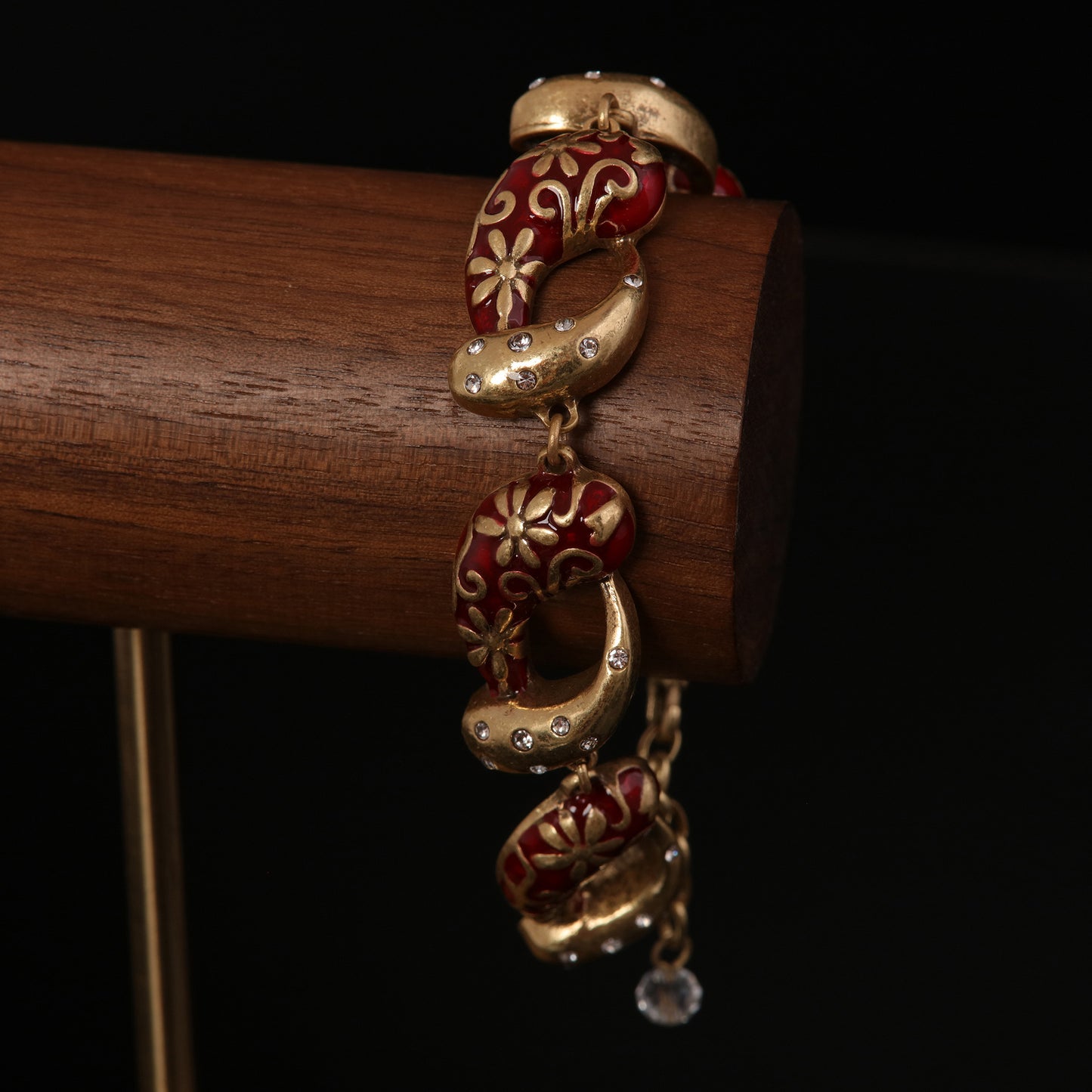 Vintage Enamel Minimalist Timeless Bracelet Handcrafted Design