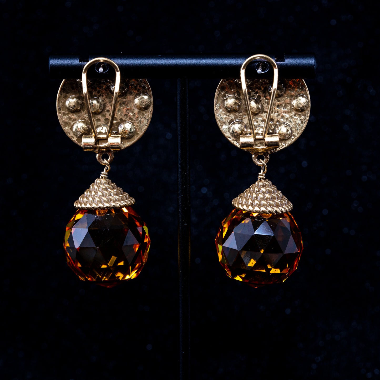 Vintage Crystal Luxury Statement Earrings Gift Jewelry