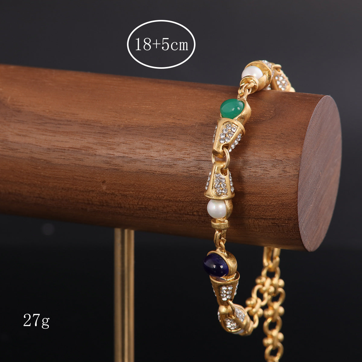 Vintage Agate Boho Classic Bracelet for Men