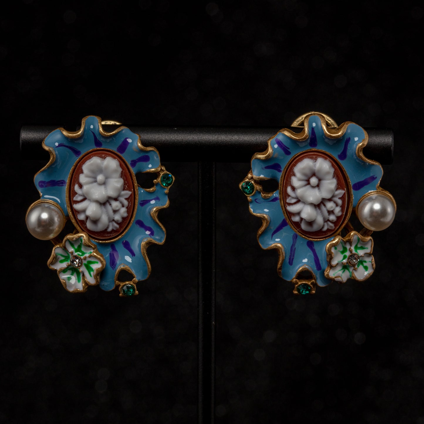 Vintage Pearl Luxury Elegant Earrings Gift Jewelry