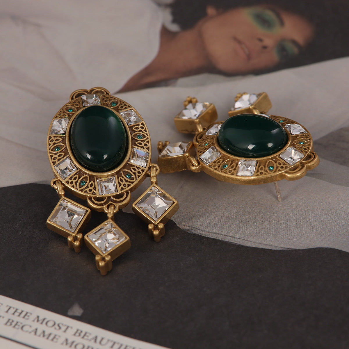 Vintage Timeless Elegant Timeless Earrings Handcrafted Design