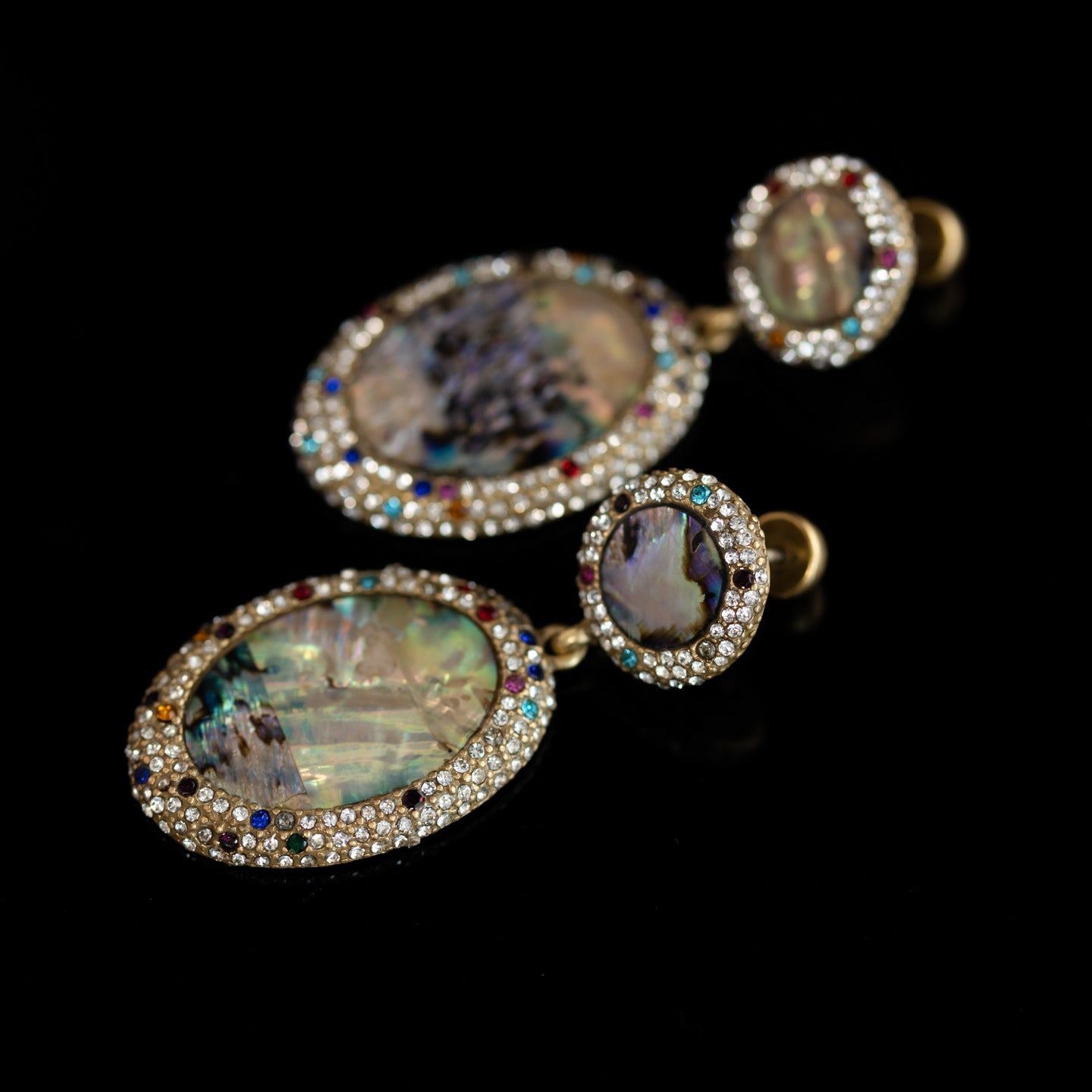 Vintage Shell Geometric Classic Handcrafted Earrings Handcrafted Design