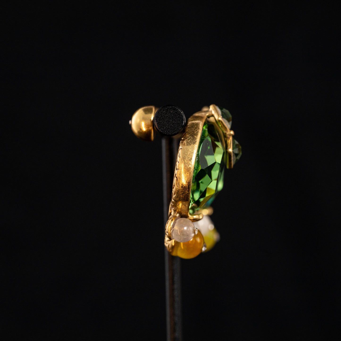 Vintage Crystal Elegant Stone Inlay Earrings for Ladies
