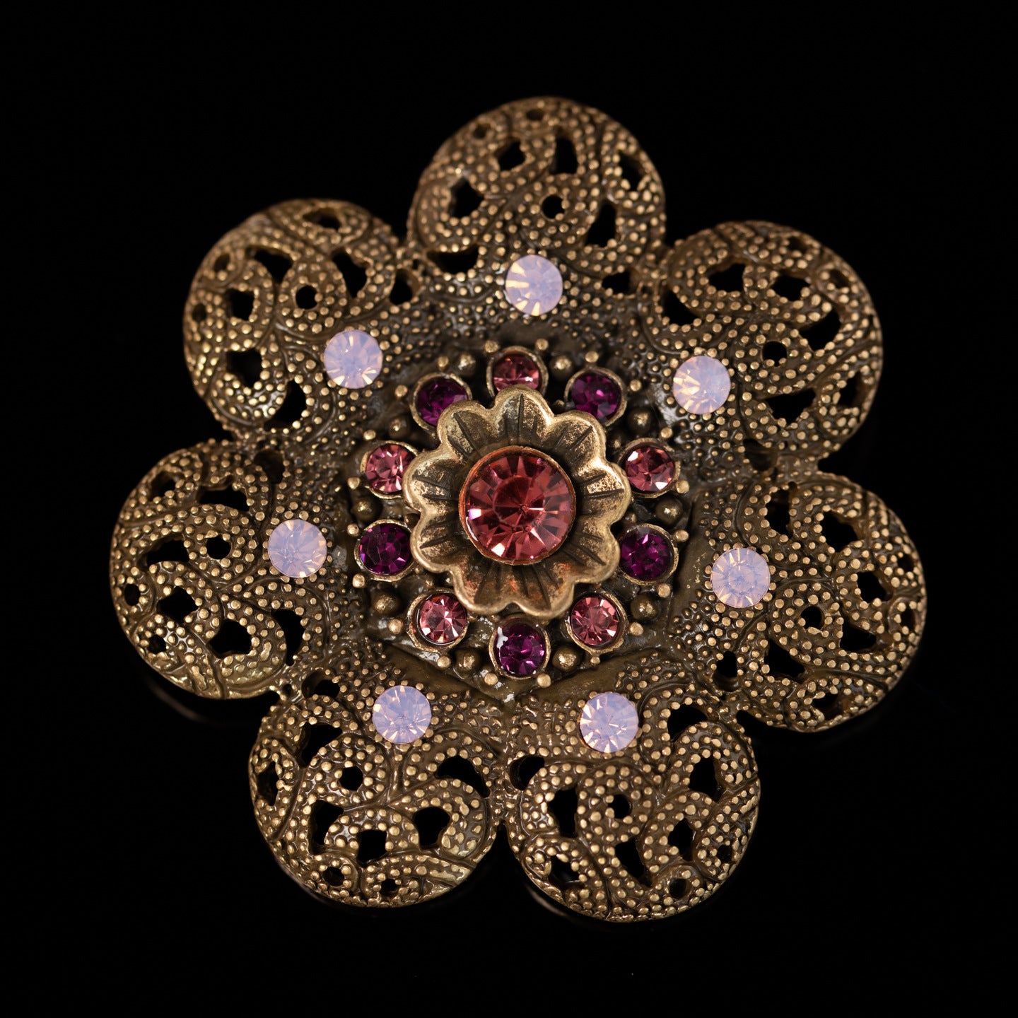 Vintage Cross Artisan Handcrafted Brooches for Men