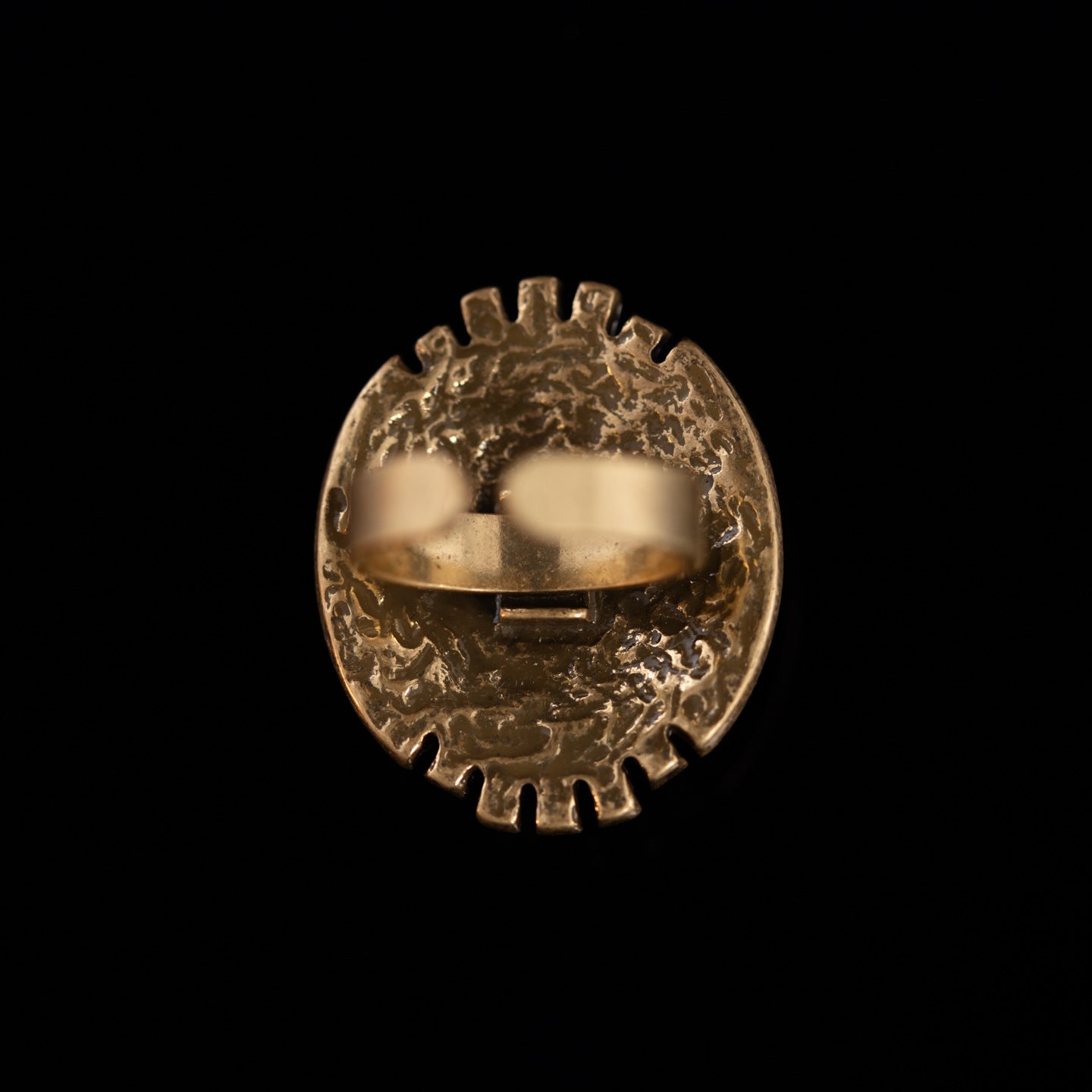 Vintage Crystal Geometric Timeless Open Ring