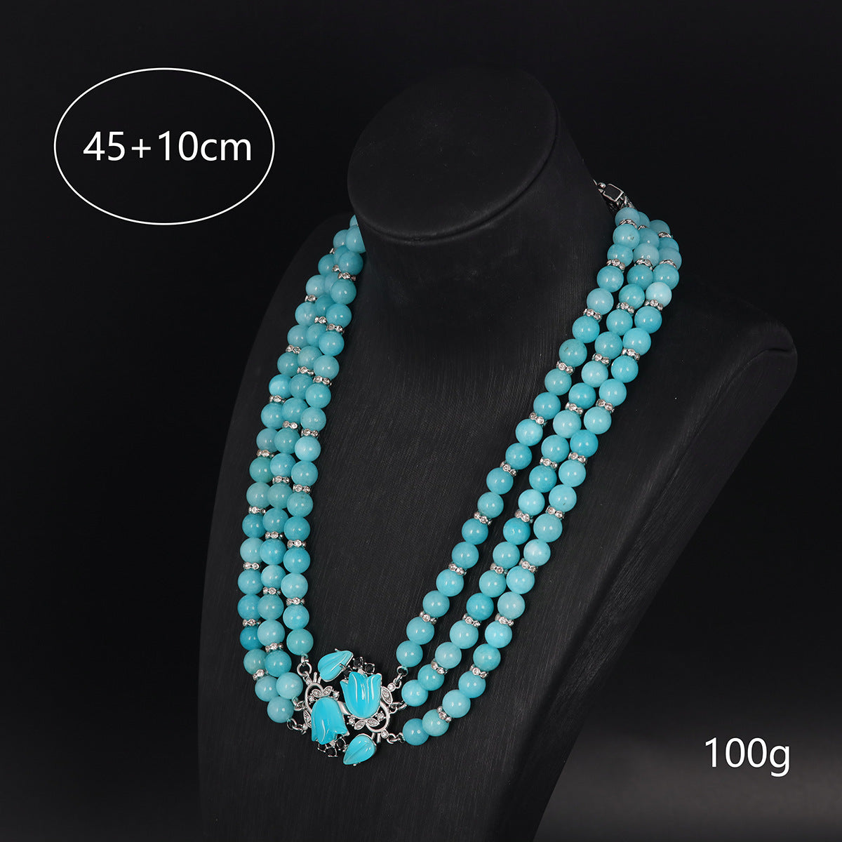 Vintage Crystal Chic Handcrafted Necklace Gift Jewelry