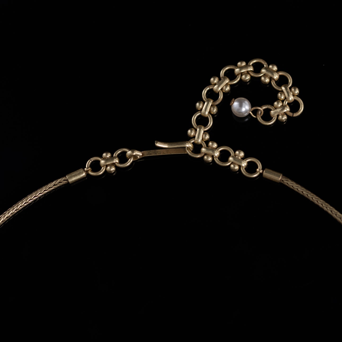 Vintage Pearl Floral Luxury Handcrafted Necklace Timeless Style