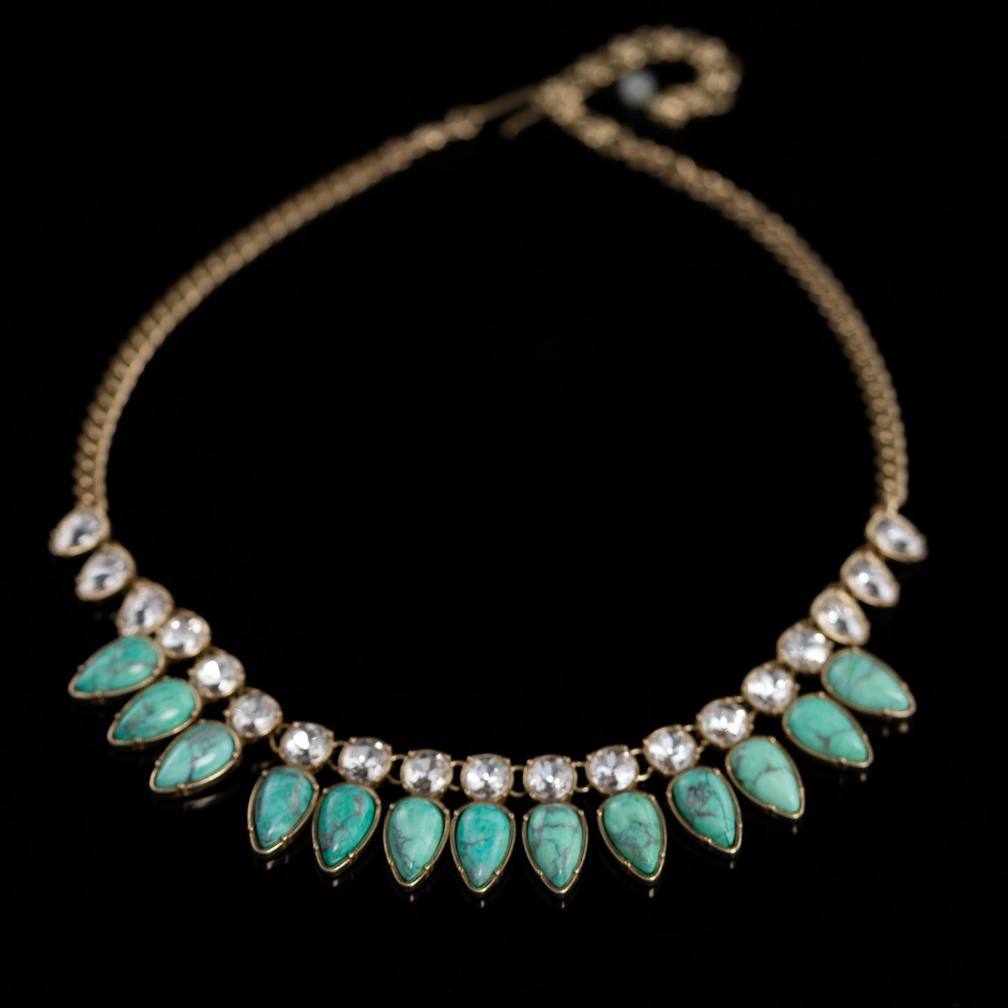 Vintage Natural Stone Classic Handcrafted Necklace Gift Jewelry