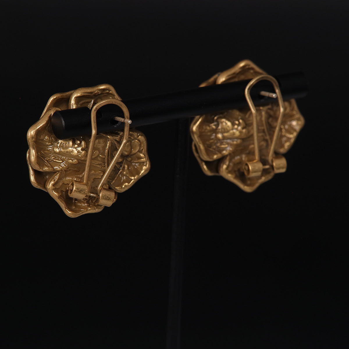 Vintage Enamel Chic Refined Earrings Gift Jewelry
