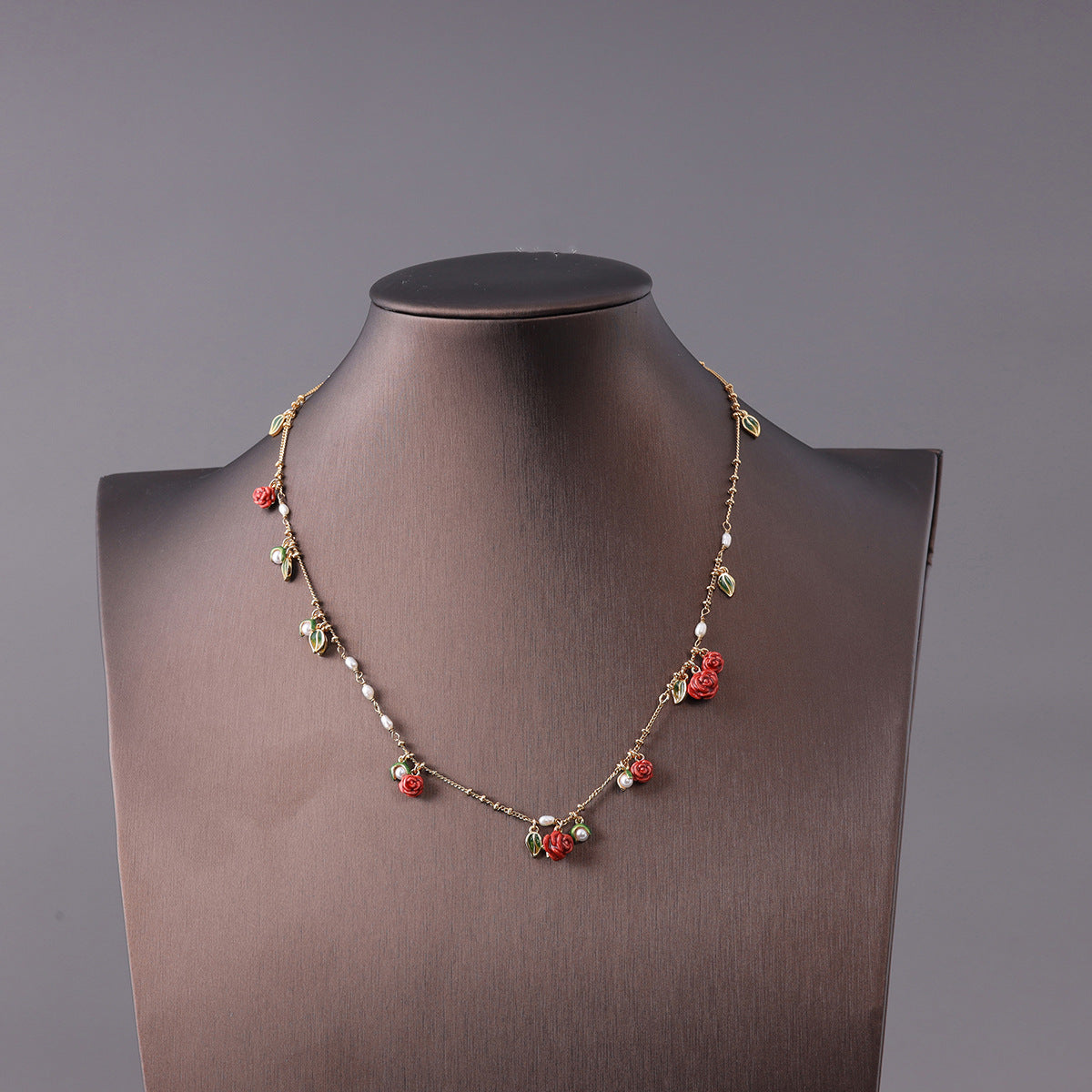 Vintage Floral Chic Luxury Necklace Gift Jewelry