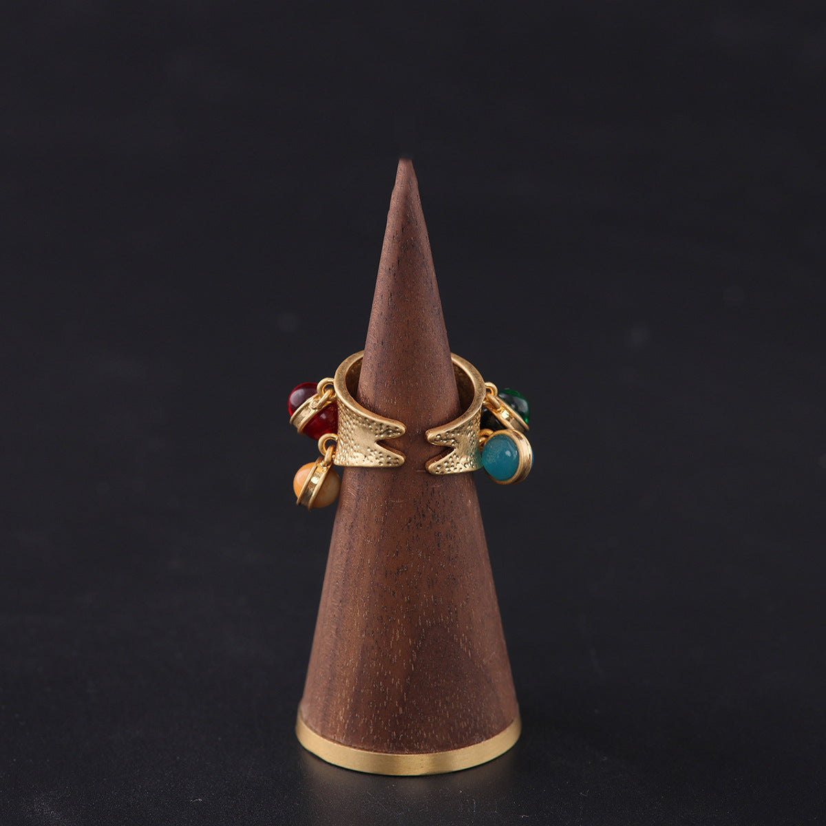 Vintage Geometric Chic Handcrafted Open Ring Handcrafted Design