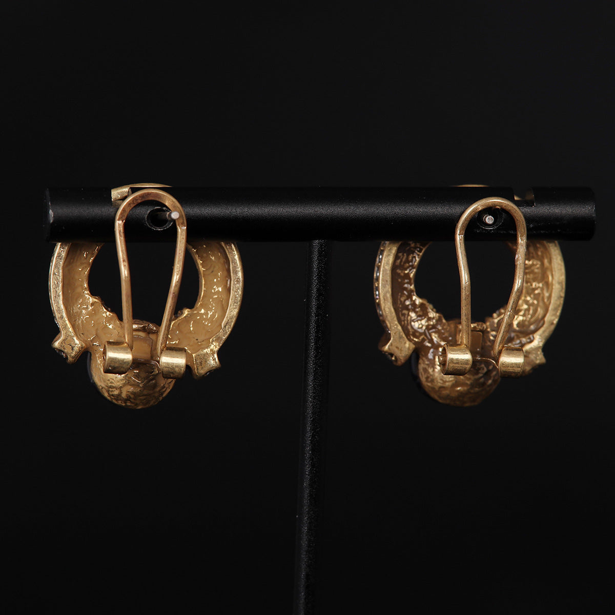 Vintage Agate Elegant Elegant Earrings Handcrafted Design