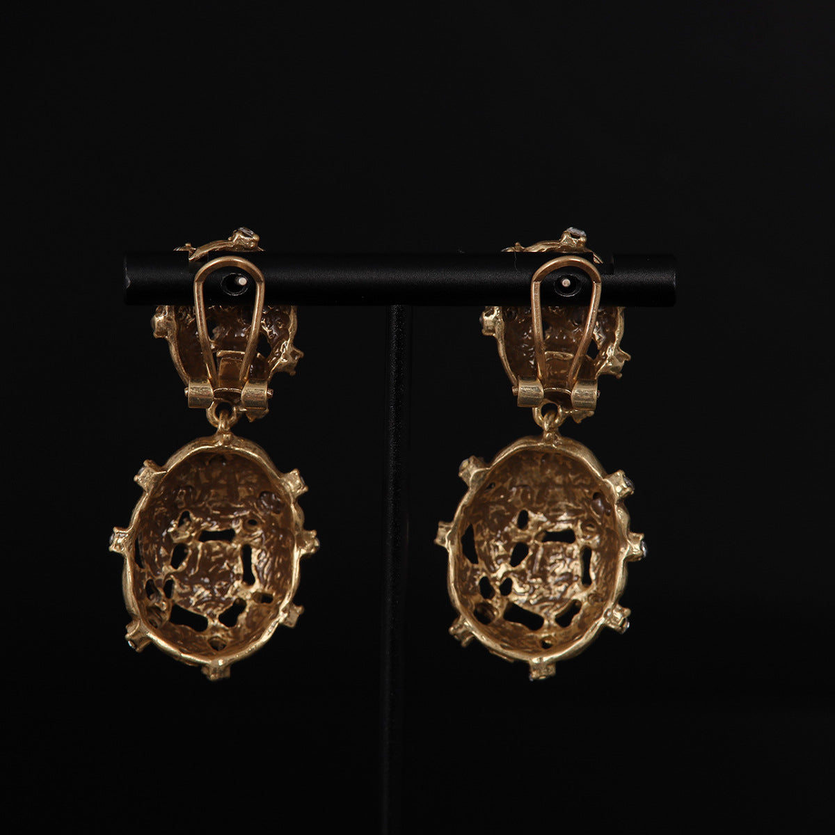 Vintage Crystal Chic Handcrafted Earrings Timeless Style