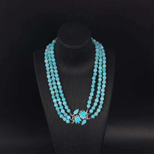 Vintage Crystal Chic Handcrafted Necklace Gift Jewelry