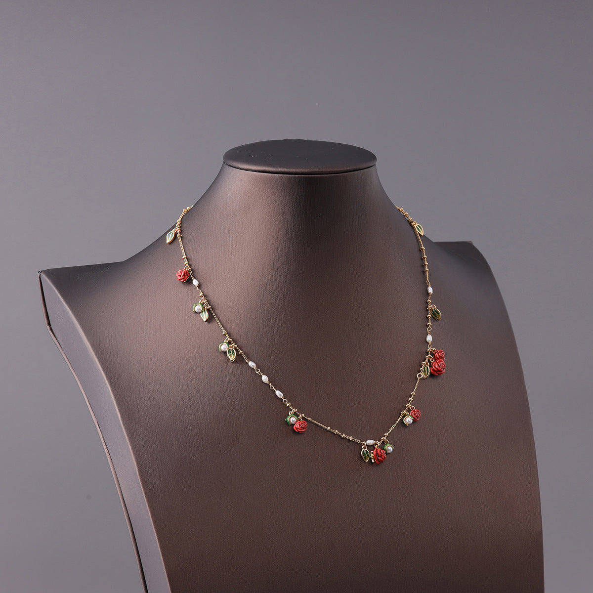 Vintage Floral Chic Luxury Necklace Gift Jewelry
