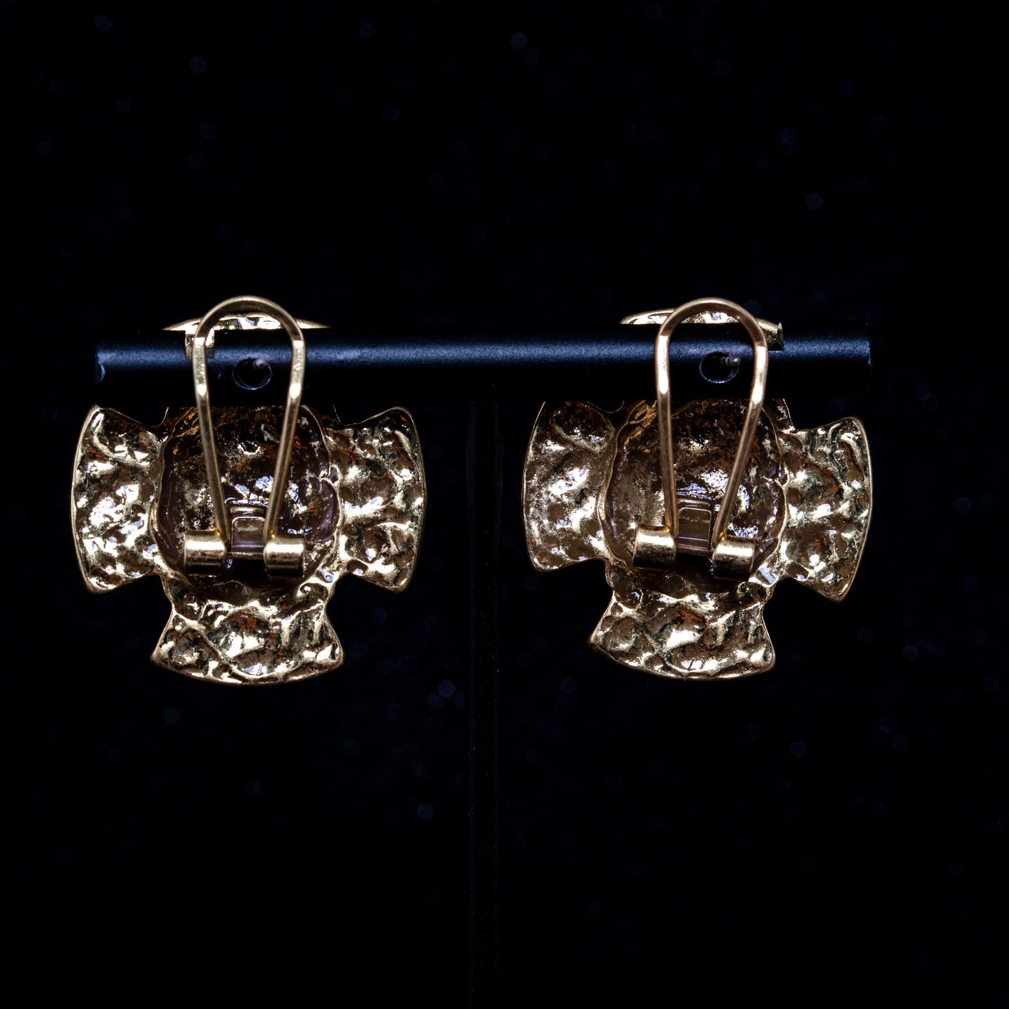 Vintage Enamel Elegant Handcrafted Earrings for Women