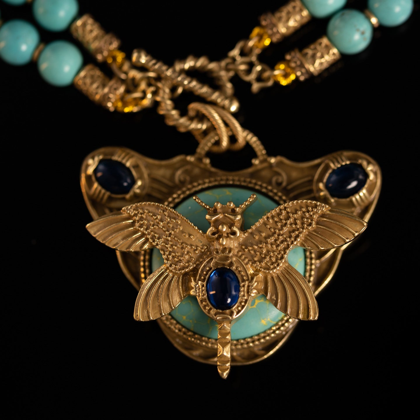 Vintage Butterfly Statement Chic Necklace for Women