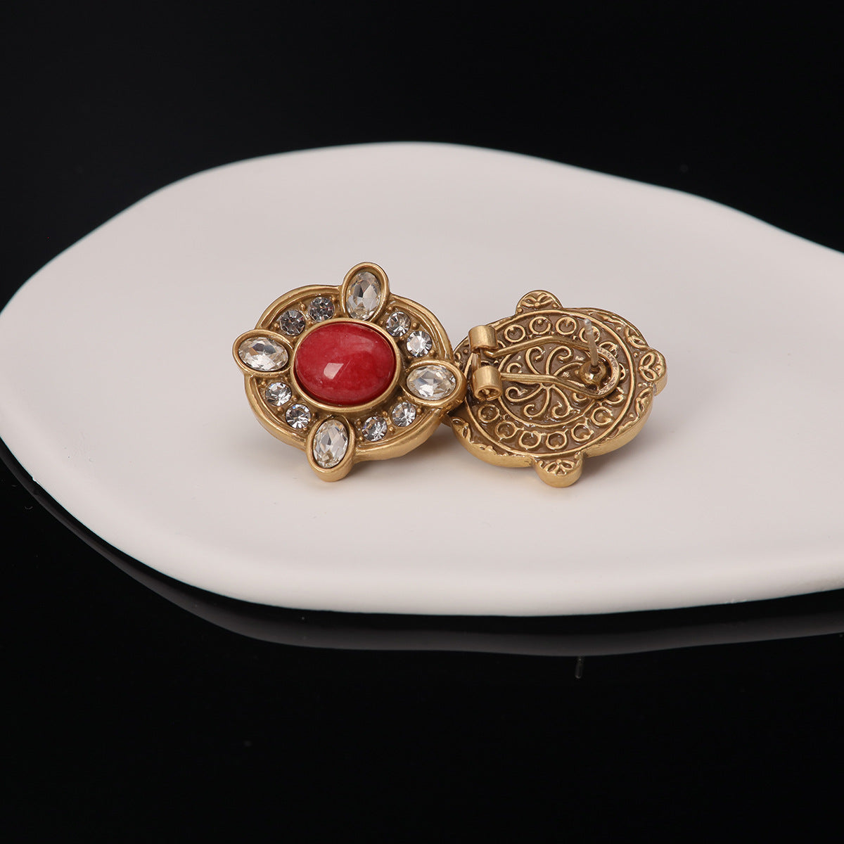 Vintage Agate Timeless Artisan Earrings for Women