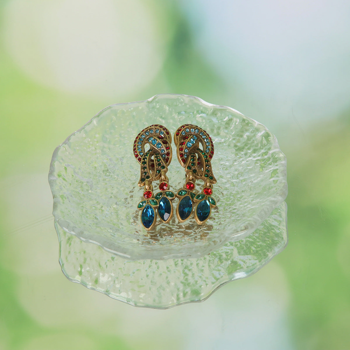 Vintage Elegant Handcrafted Artisan Earrings Timeless Style