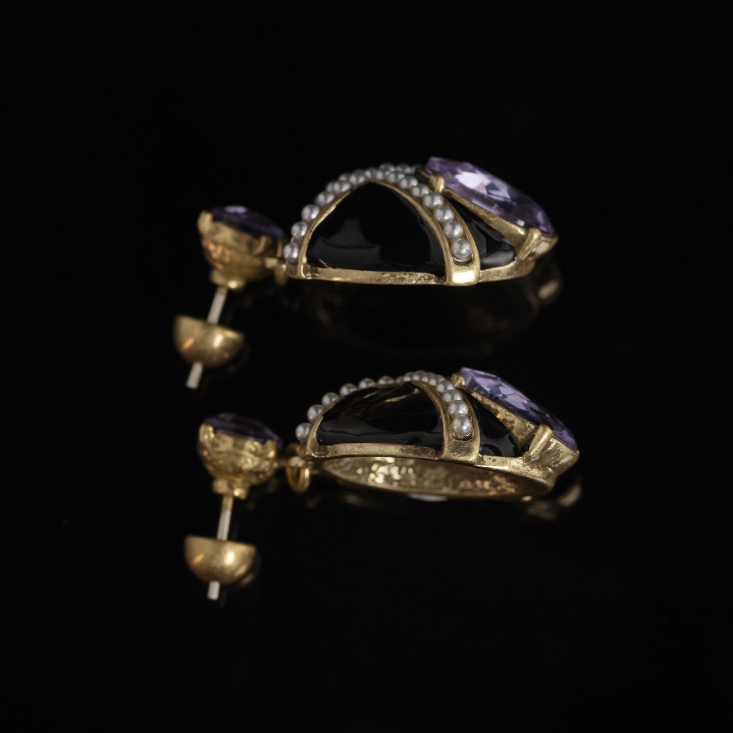 Vintage Crystal Chic Handcrafted Earrings for Women