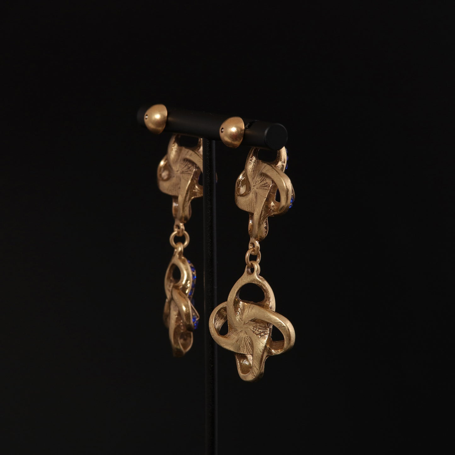 Vintage Classic Stone Inlay Earrings for Ladies