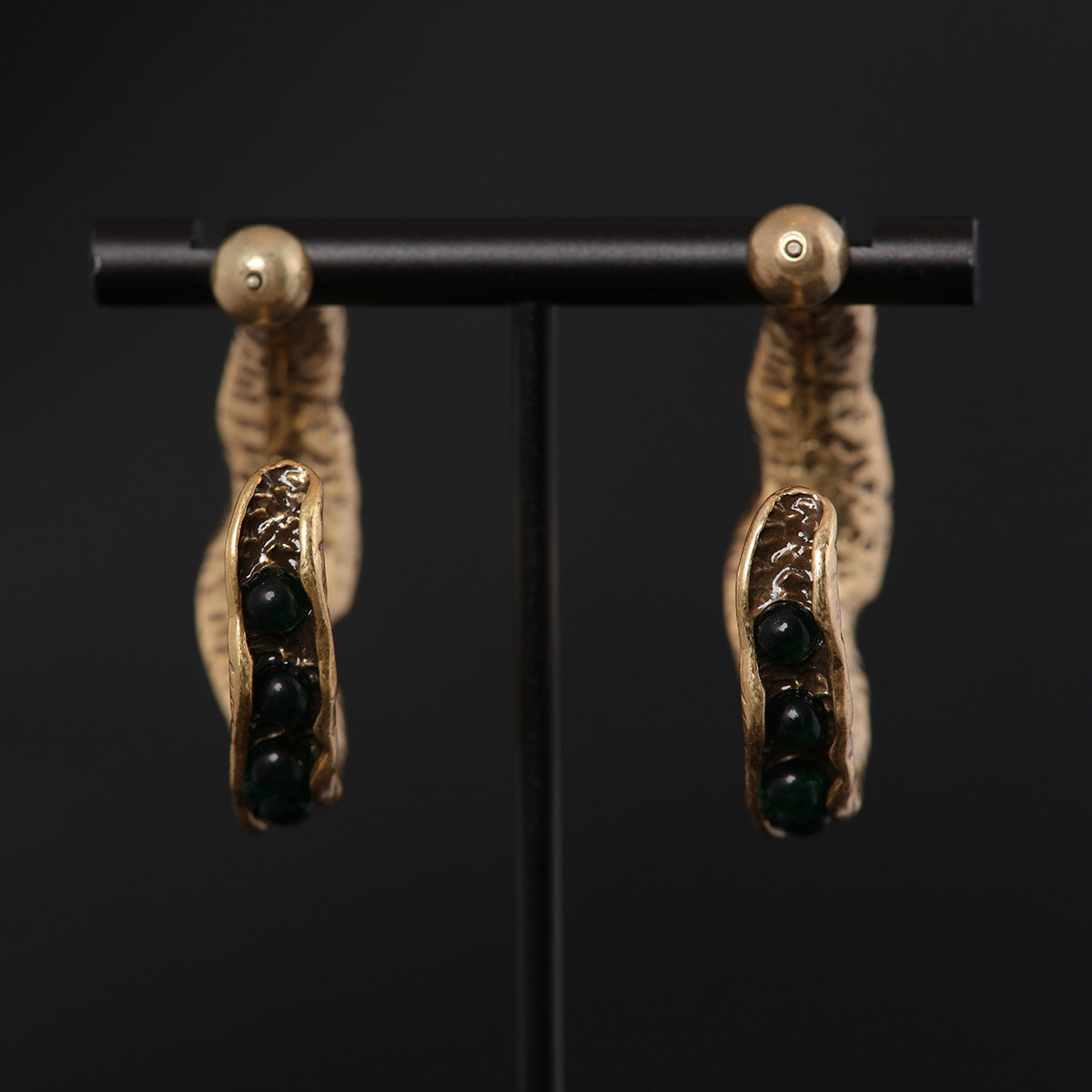 Vintage Agate Classic Stone Inlay Earrings Gift Jewelry
