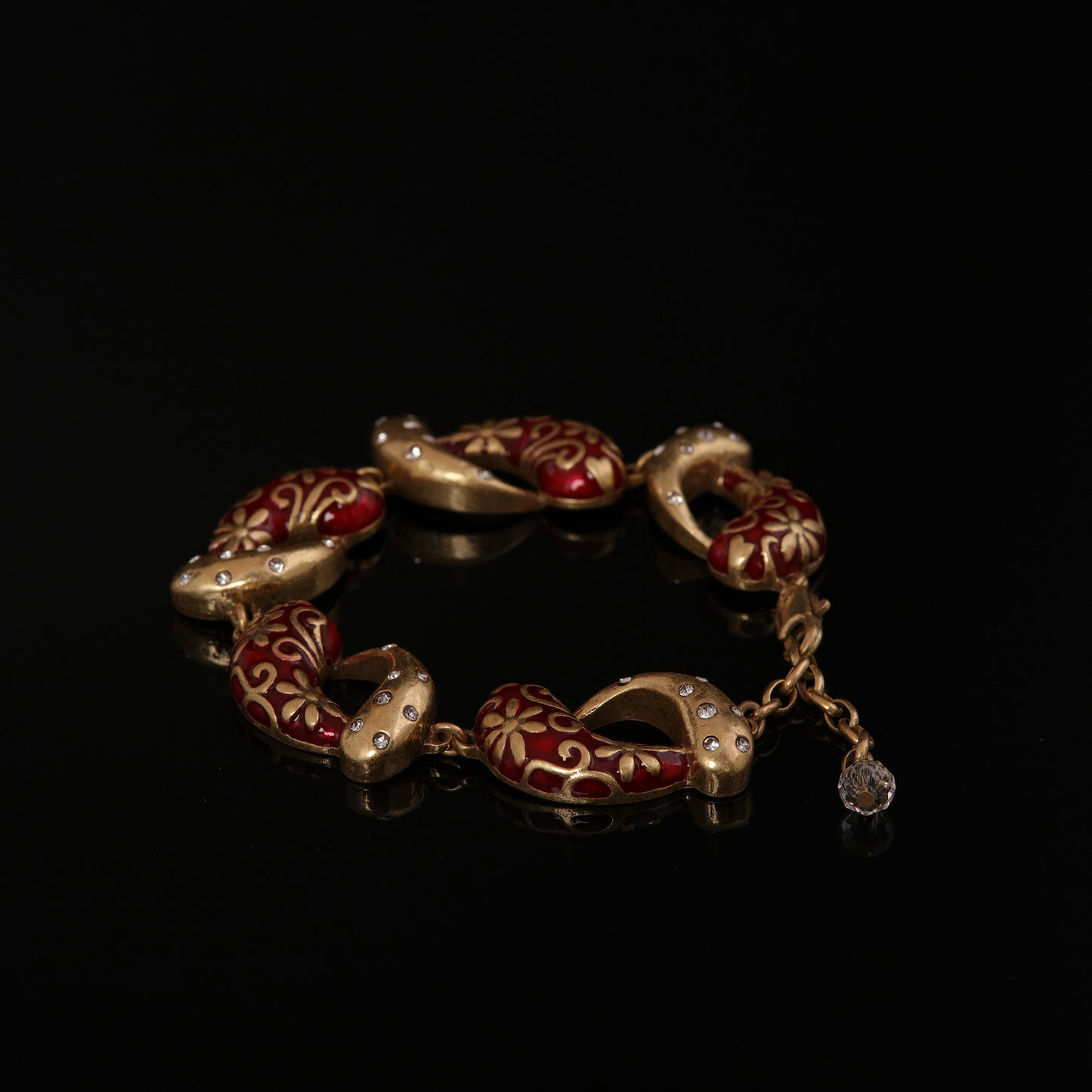 Vintage Enamel Minimalist Timeless Bracelet Handcrafted Design