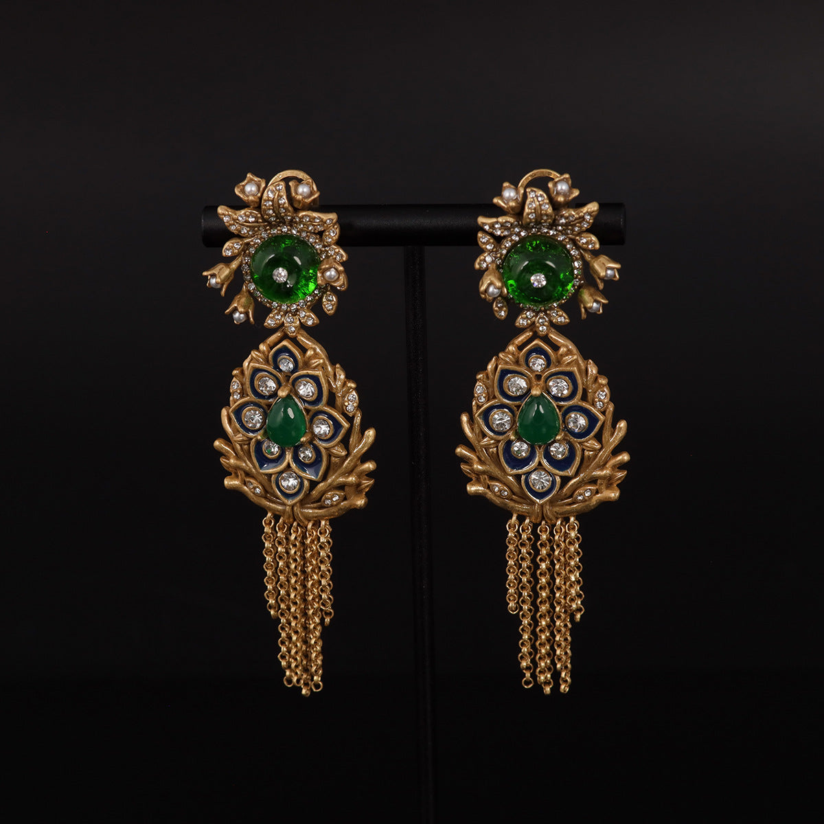 Vintage Agate Classic Handcrafted Earrings Timeless Style