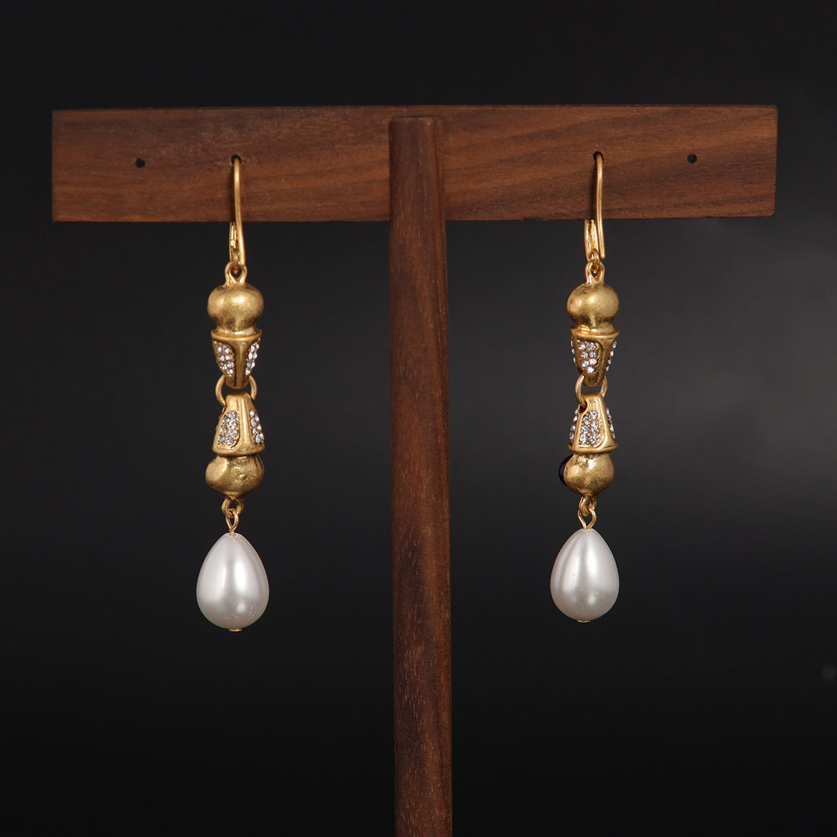 Vintage Agate Chic Polished Earrings Handcrafted Design