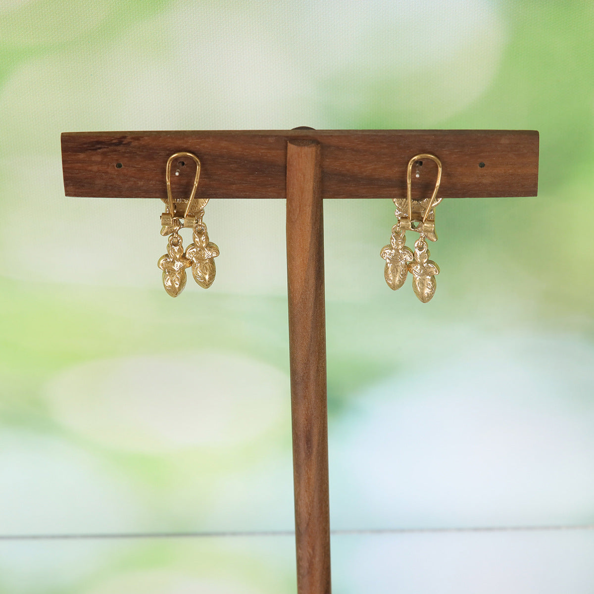 Vintage Elegant Handcrafted Artisan Earrings Timeless Style
