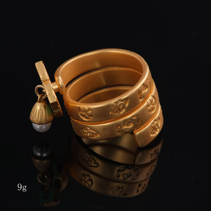 Vintage Geometric Elegant Minimalist Open Ring