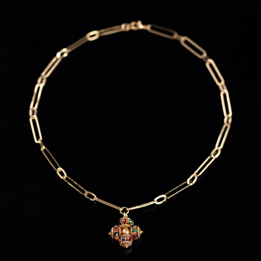 Vintage Geometric Elegant Statement Necklace for Women