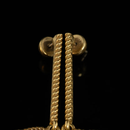 Vintage Crystal Artisan Elegant Earrings Timeless Style