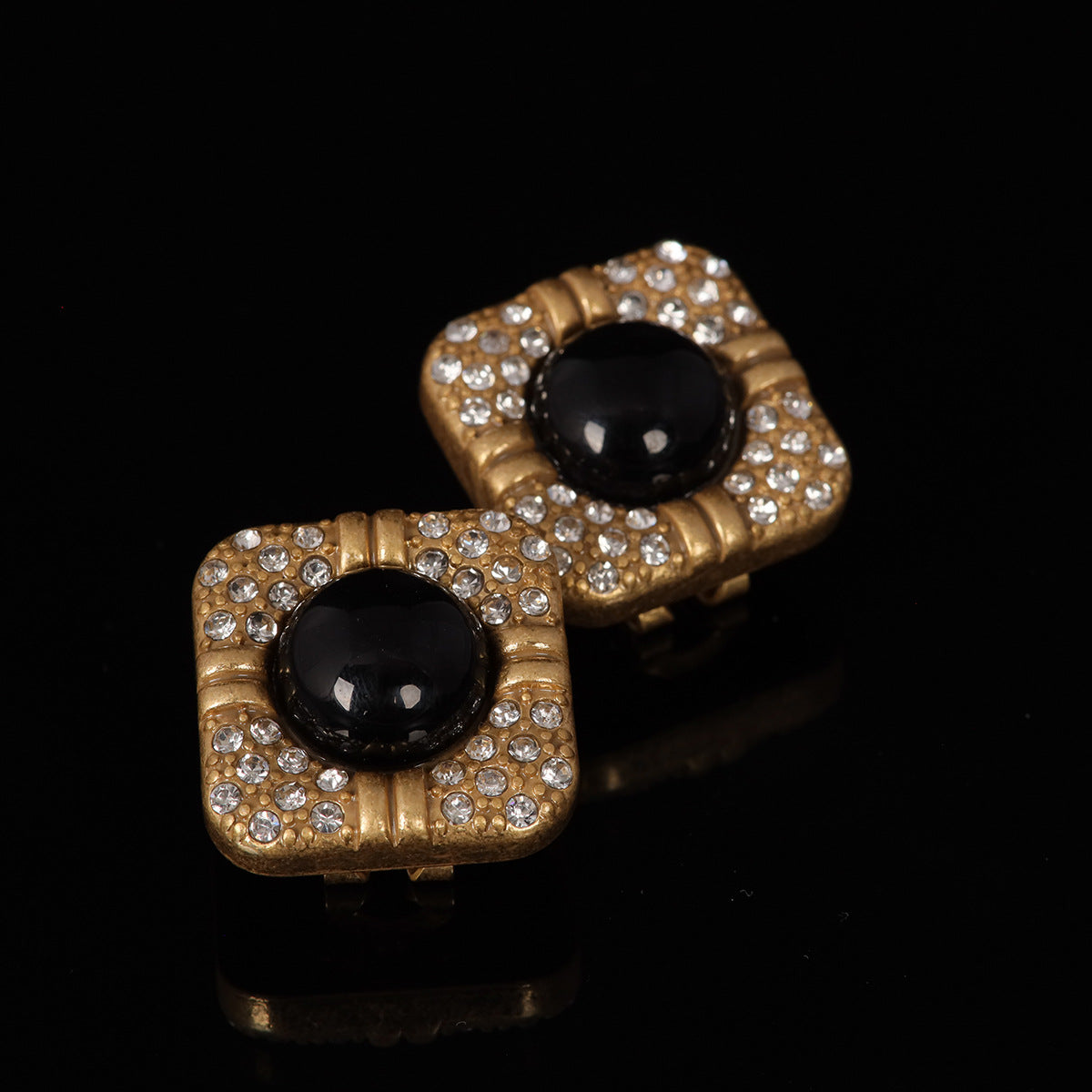 Vintage Agate Geometric Timeless Earrings Gift Jewelry