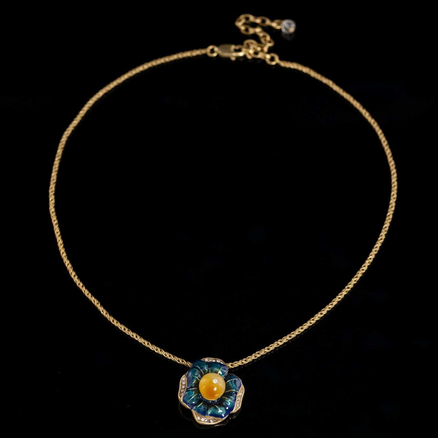 Vintage Enamel Star Classic Handcrafted Necklace Timeless Style