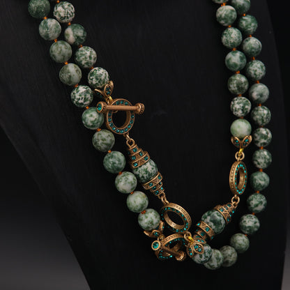 Vintage Geometric Artisan Handcrafted Necklace for Women