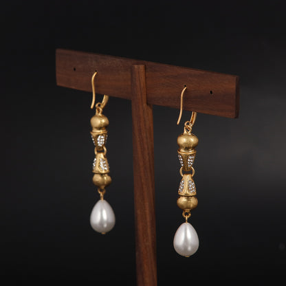 Vintage Agate Chic Polished Earrings Handcrafted Design