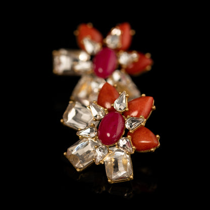 Vintage Natural Stone Refined Earrings for Ladies