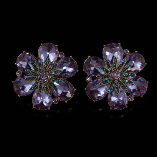 Vintage Chic Handcrafted Luxury Earrings Handcrafted Design