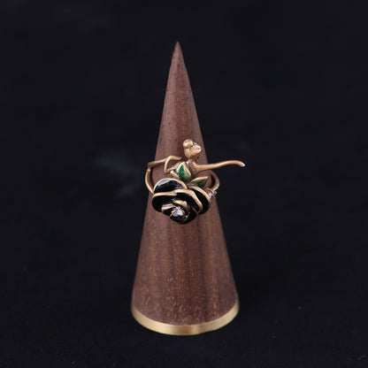 Vintage Artisan Timeless Elegant Open Ring