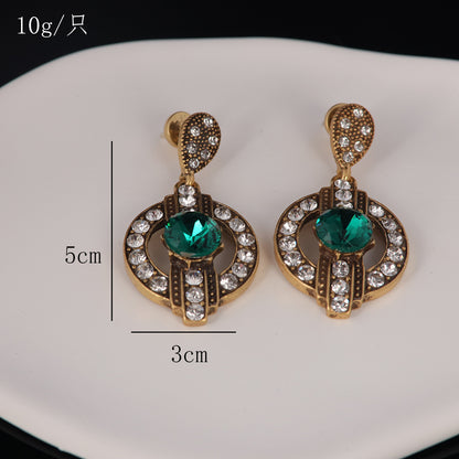 Vintage Elegant Handcrafted Classic Earrings Gift Jewelry