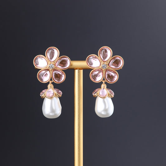 Vintage Chic Handcrafted Luxury Earrings for Ladies