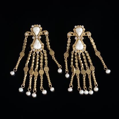 Vintage Timeless Geometric Jewelry Set Designer Heirloom