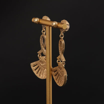 Vintage Geometric Statement Luxury Earrings for Ladies