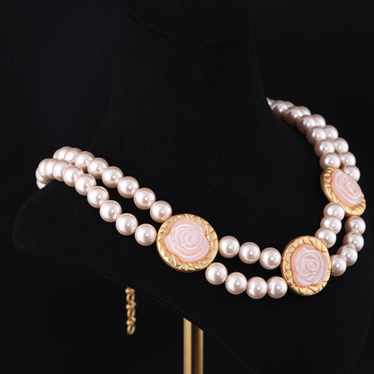 Vintage Floral Chic Timeless Necklace Handcrafted Design