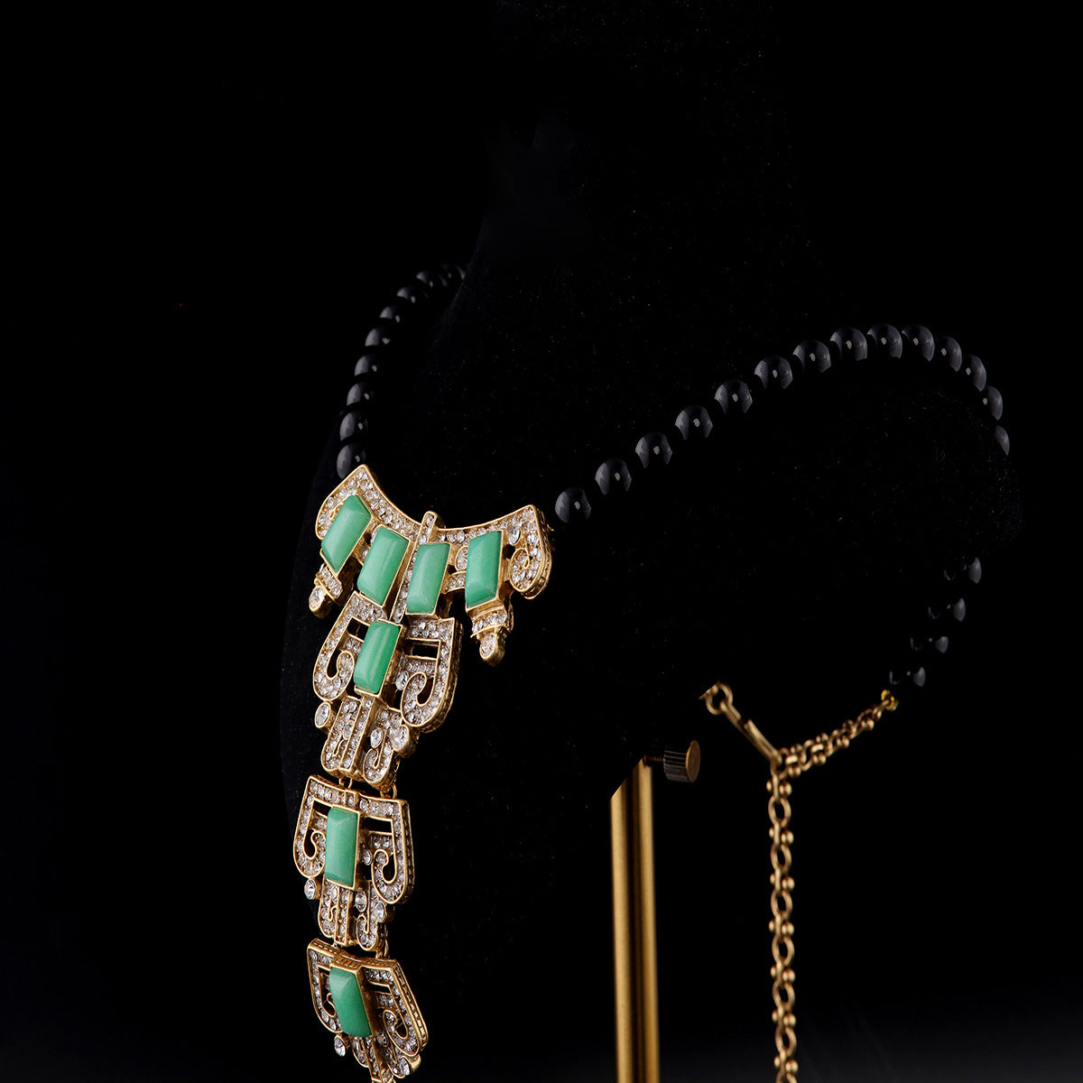 Vintage Geometric Artisan Artisan Necklace for Ladies